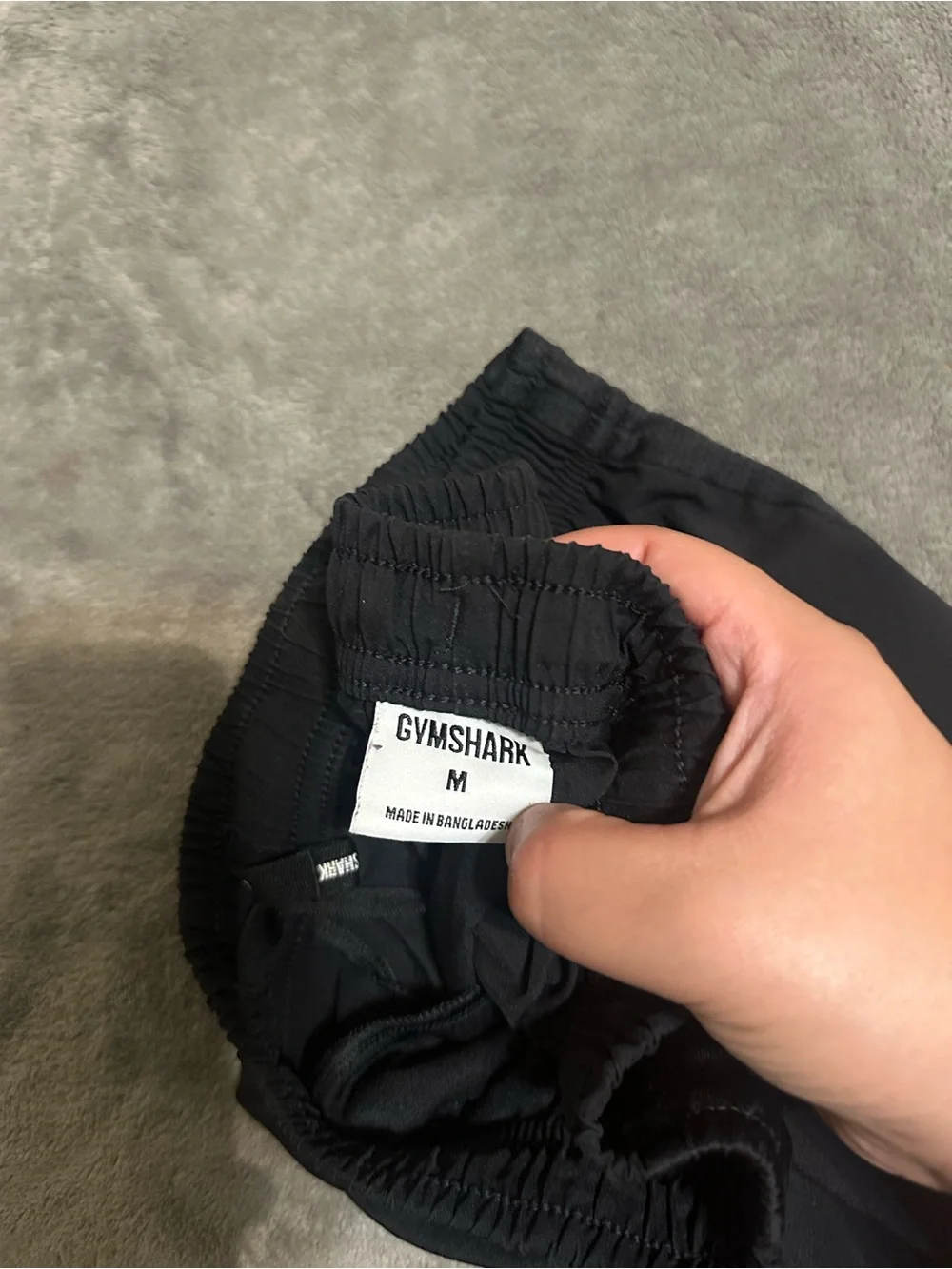Gymshark Black Training Shorts with Elastic Waist